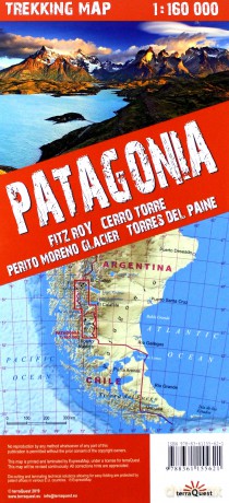 Mapa trekkingowa - Patagonia 1:160 000
