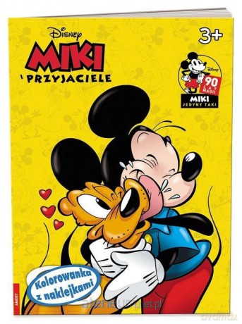 Miki i przyjaciele. Kolorowanka z Naklejkami [KSIĄŻKA]