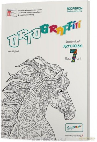 Ortograffiti Szkoła podstawowa 7 Język Polski. Zeszyt ćwiczeń 1 - Anna Adryjanek [KSIĄŻKA]