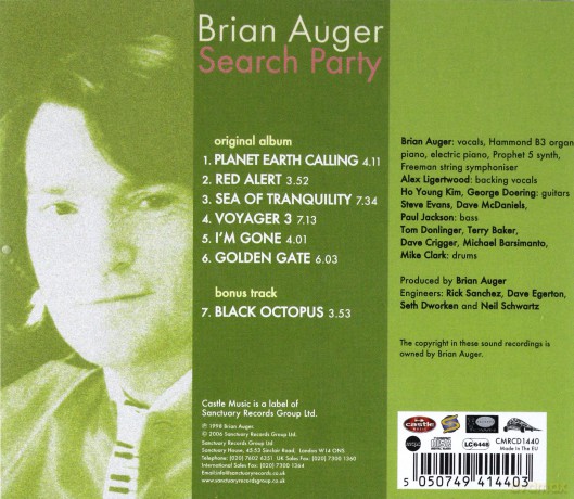 Brain Auger: Search Party [CD]
