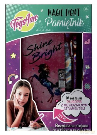 Pamiętnik Magic Light Unicorn