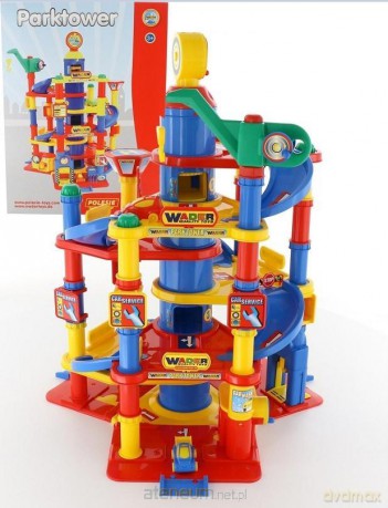 Parking z samochodami 7-poziomowy