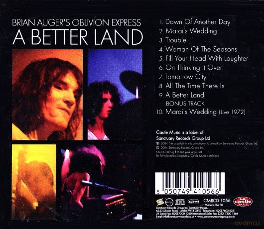 Brian Auger's: A Better Land [CD]