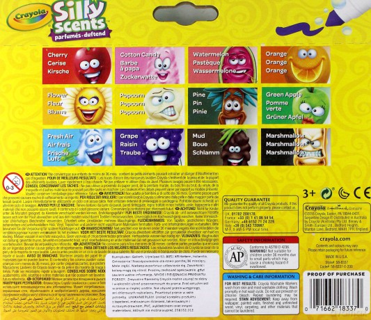 Silly Scents Markery 12 kolorów