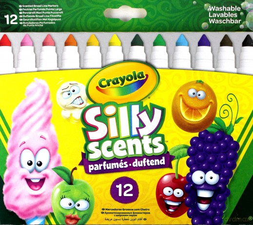Silly Scents Markery 12 kolorów