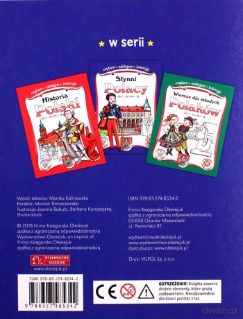Słynni Polacy do kolorowania [KSIĄŻKA]