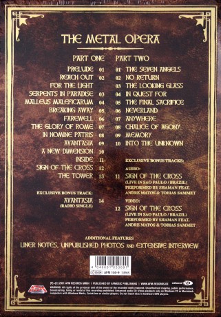 Avantasia: The Metal Opera Gold Edition (digibook) [2CD]