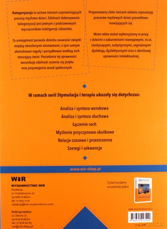 Stymulacja i terapia. Kategoryzacja - A. Fabisiak-Majcher, M. Korendo, E. Ławczys [KSIĄŻKA]
