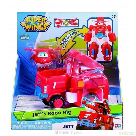 Super Wings Pojazd transformujący Jett [FIGURKA]