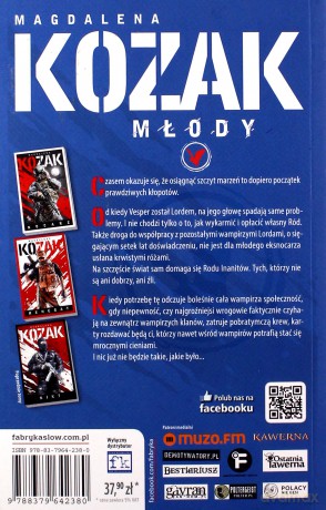 Tajne Akta Vespera (Tom 4) Młody - Magdalena Kozak [KSIĄŻKA]