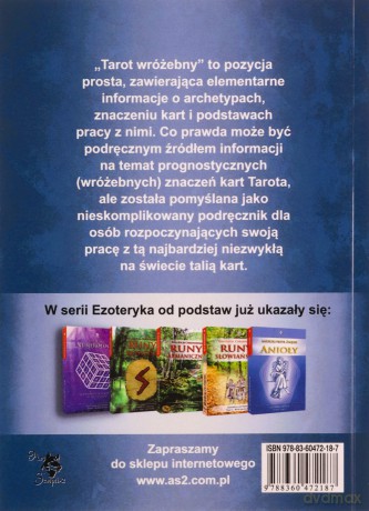 Tarot wróżebny (Tom 6) Ezoteryka od podstaw - Alla Alicja Chrzanowska [KSIĄŻKA]