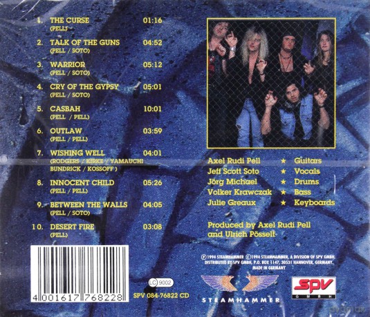 Axel Rudi Pell: Between The Walls [CD]