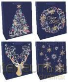 Torba prezentowa 26x32 cm Choinka (12 szt)