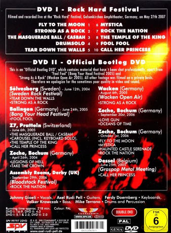 Axel Rudi Pell: Live Over Europe (Digipak) [2DVD]