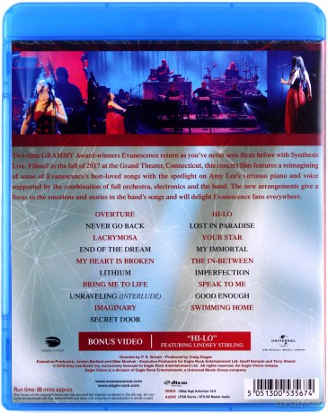 Evanescence: Synthesis Live [Blu-Ray]