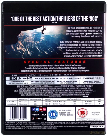 Cliffhanger (Na krawędzi) [Blu-Ray 4K]+[Blu-Ray]