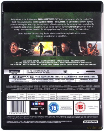 Rambo: First Blood Part II [Blu-Ray 4K]+[Blu-Ray]
