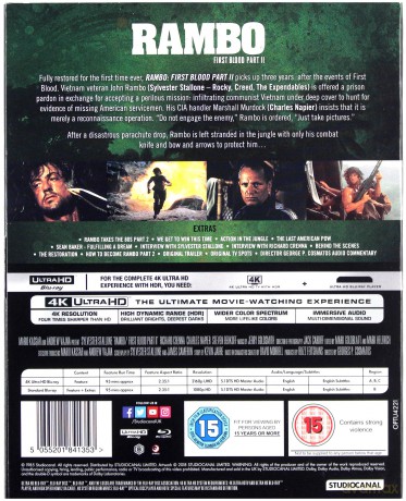 Rambo: First Blood Part II [Blu-Ray 4K]+[Blu-Ray]