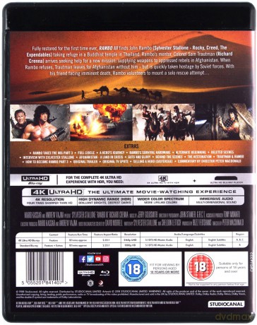 Rambo Part III [Blu-Ray 4K]+[Blu-Ray]