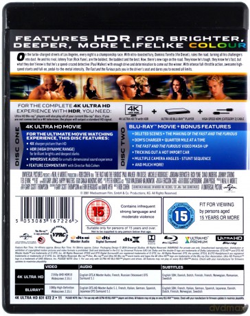 Szybcy i wściekli [Blu-Ray 4K]+[Blu-Ray]