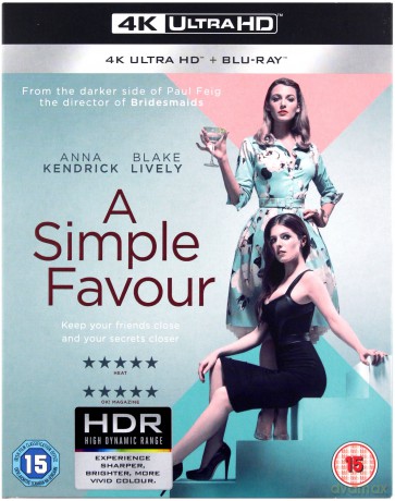 A Simple Favour (Zwyczajna Przysługa) [Blu-Ray 4K]+[Blu-Ray]
