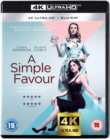 A Simple Favour (Zwyczajna Przysługa) [Blu-Ray 4K]+[Blu-Ray]