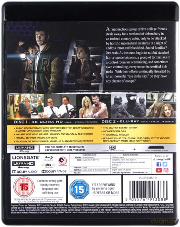 The Cabin in the Woods (Dom w Głębi Lasu) [Blu-Ray 4K]+[Blu-Ray]