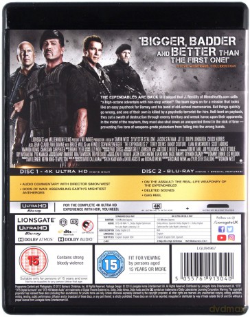 The Expendables 2 (Niezniszczalni 2) [Blu-Ray 4K]+[Blu-Ray]