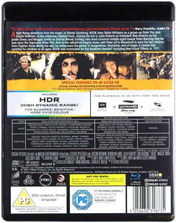 Hook [Blu-Ray 4K]+[Blu-Ray]