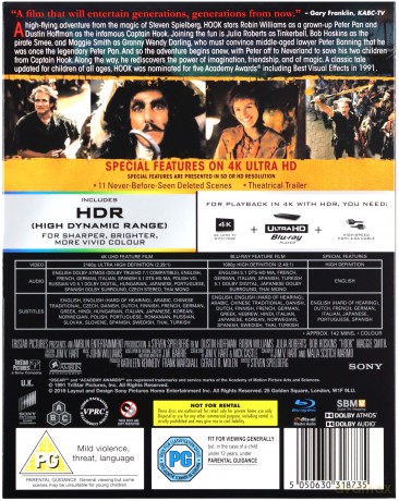 Hook [Blu-Ray 4K]+[Blu-Ray]