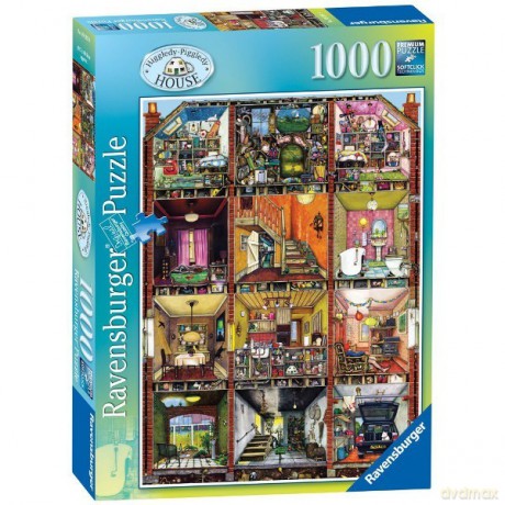 RAVENSBURGER 1000 el. Chaotycz ny Dom [PUZZLE]