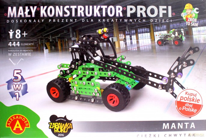 Zestaw konstrukcyjny Mały Konstruktor 5w1 - Manta