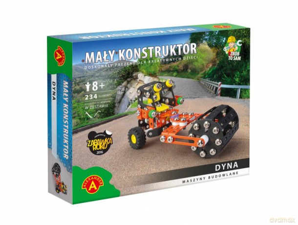 Zestaw konstrukcyjny Mały Konstruktor Maszyny budowlane - Dyna
