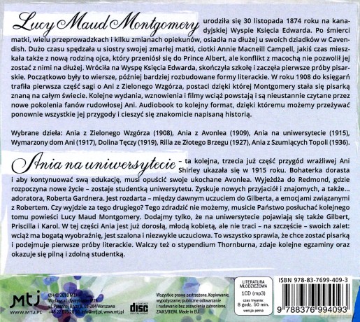 Ania na uniwersytecie - Lucy Maud Montgomery [AUDIOBOOK]