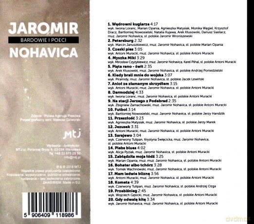 Bardowie i poeci - Jaromir Nohavica [CD]