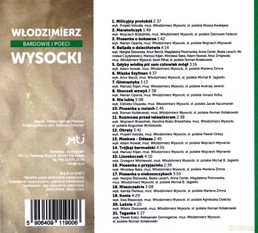 Bardowie i poeci - Włodzimierz Wysocki [CD]