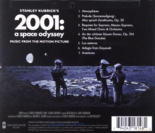 2001 A Space Odyssey 50th Anniversary Edition soundtrack (2001: Odyseja kosmiczna) [CD]