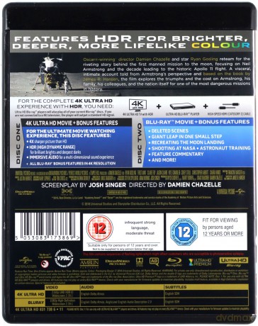 First Man (Pierwszy człowiek) [Blu-Ray 4K]+[Blu-Ray]