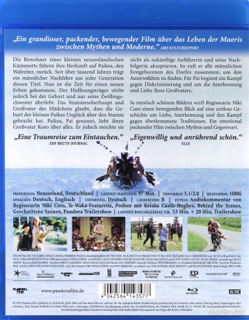 Whale Rider (JeĽdziec Wielorybów) [Blu-Ray]