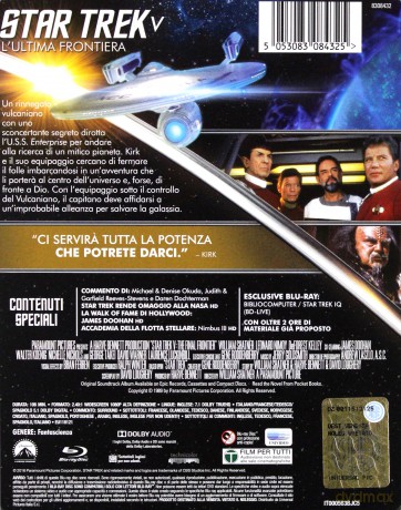 Star Trek V: The Final Frontier (Star Trek V: Ostateczna granica) (steelbook) [Blu-Ray]