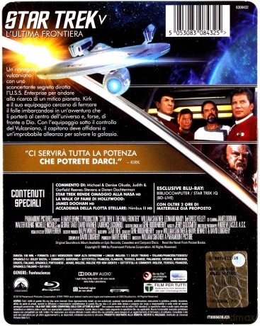 Star Trek V: The Final Frontier (Star Trek V: Ostateczna granica) (steelbook) [Blu-Ray]