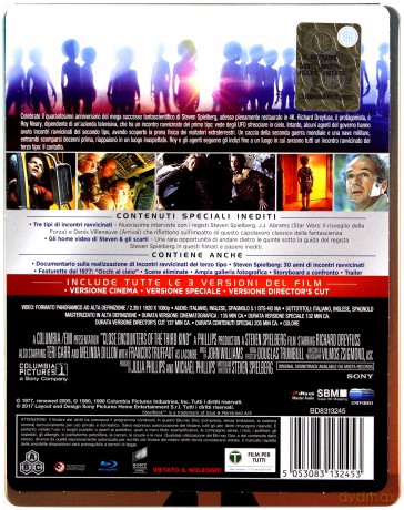Close Encounters of the Third Kind (Bliskie spotkania trzeciego stopnia) (steelbook) [Blu-Ray]