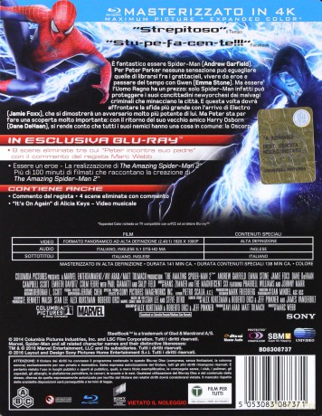 The Amazing Spider-Man 2 (Niesamowity Spider-Man 2) (steelbook) [Blu-Ray]