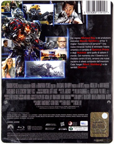 Transformers 4 (Transformers: Wiek zagłady) (steelbook) [Blu-Ray]