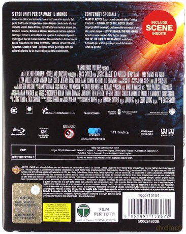 Liga Sprawiedliwości (steelbook) [Blu-Ray]