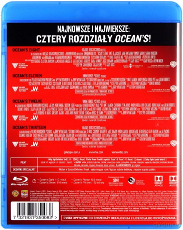 Ocean's Kolekcja 4 Filmów [4xBlu-Ray]