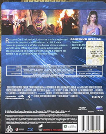 Resident Evil: Apocalypse (Resident Evil 2: Apokalipsa) (steelbook) [Blu-Ray]