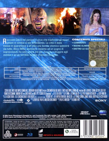 Resident Evil: Apocalypse (Resident Evil 2: Apokalipsa) (steelbook) [Blu-Ray]