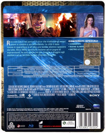 Resident Evil: Apocalypse (Resident Evil 2: Apokalipsa) (steelbook) [Blu-Ray]