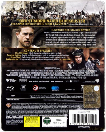 King Arthur: Legend of the Sword (Król Artur: Legenda miecza) (steelbook) [Blu-Ray]